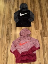 Nike Boys M Medium 10/12 Dri-fit Hooded Sweatshirt Lot Of 2 Hoodie