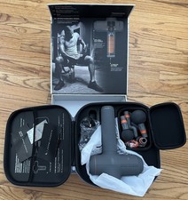 Sharper Image Percussion Pro Deep Tissue Massager - Gray- New Open Box  