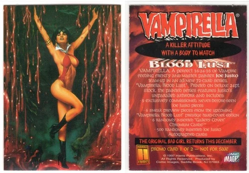 Promo- Vampirella Blood Lust (1997 Comic Images) #1 Art by Joe Jusko