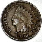 1903 Indian Head Cent Penny Fine Condition 1c One Cent US Coin Date Error- 1224