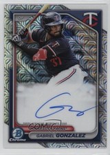 2024 Bowman Chrome Mega Box Prospect Mojo Gabriel Gonzalez #BMA-GG Auto o3s