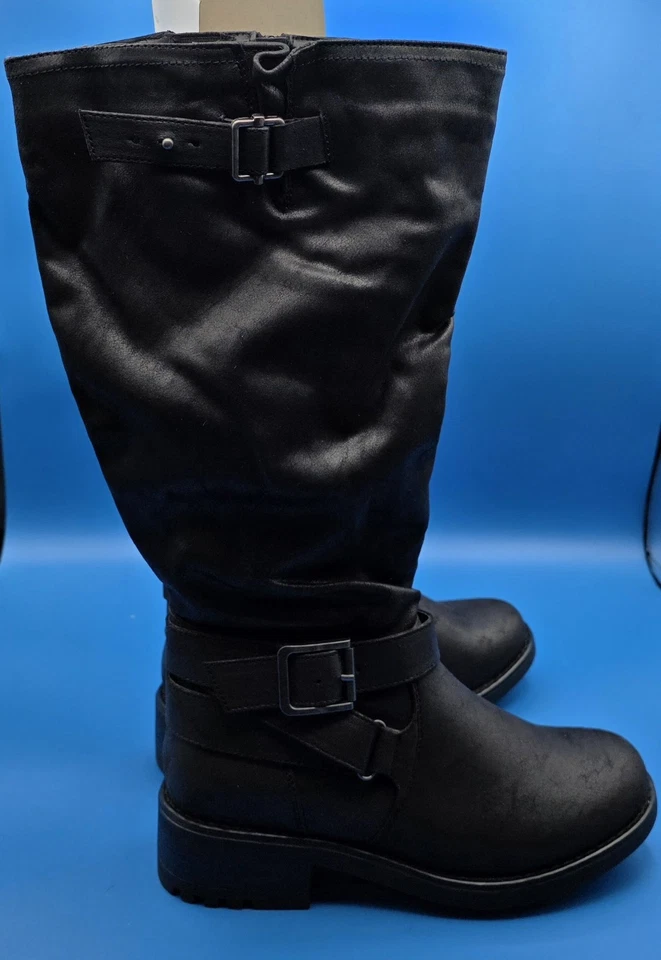 TORRID Wide Leg Lug Sole Buckle Knee Boot - Image 4 of 4