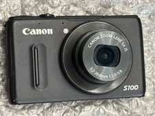 Junk Canon PowerShot S100 Compact Digital Camera Black From Japan Fedex As-is