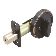 Design House Single Sided Deadbolt Oil Rubbed Bronze 750869 New in Box Lock