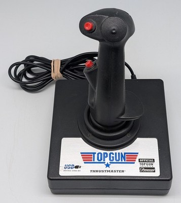 Official 1996 Top Gun Thrustmaster USB Gaming Joystick Paramount TESTED See Desc