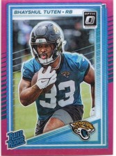2025 Panini Donruss Optic - Rated Rookie Bhayshul Tuten #272 Pink
