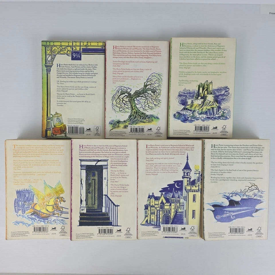 Harry Potter Signature Collection Books 1-7 Complete Paperback Bundle - Image 2 of 4