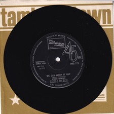 STEVIE WONDER..WE CAN WORK IT OUT .EXCELLENT.1970 MOTOWN SOUL 7".TMG 772