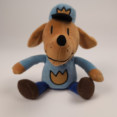 Dog Man Doll Plush 9'' Dav Pilkey Soft Stuffed Bean Bag Stuffed Animal Character