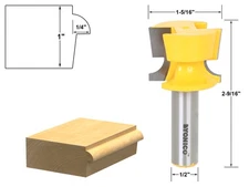 Tapered Back Cabinet Door Lip Router Bit - 1/2" Shank - Yonico 13928
