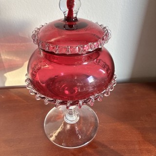 Drageoir / Bonbonnière En Verre De Murano