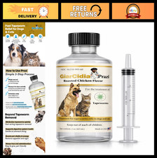 Effective Dewormer for Cats  Dogs - Tapeworm Treatment - Chicken Flavor, 60ml