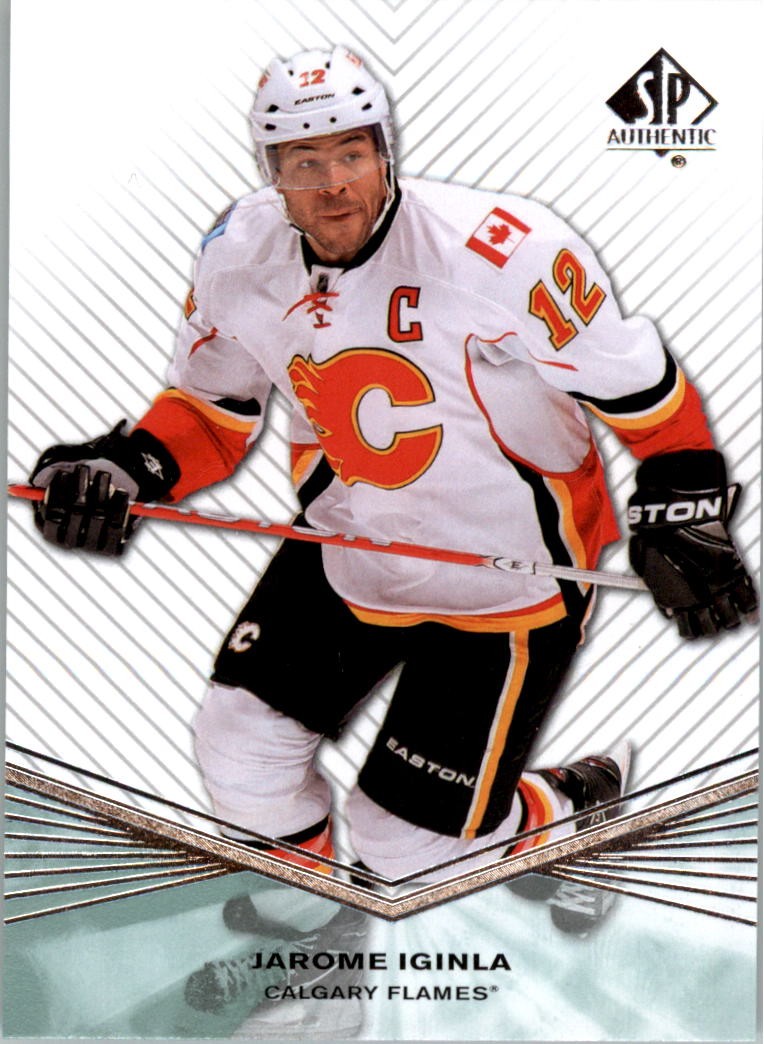 Jarome Iginla #36 Hockey Cards 2011 SP Authentic trading card — raw and PSA graded price guide