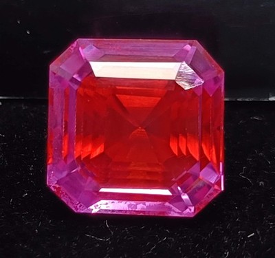 11.60 Ct Natural Padparadscha Sapphire Emerald Cut Gemstone IGL Certified 5DNB