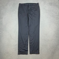Bonobos Golf Pants Mens 32X32 Black Chino Straight Performance Commuter Casual