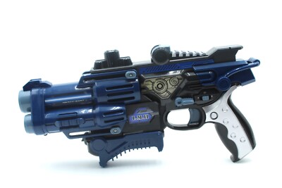 L.M.II Laser Blue Blaster Laser Tag Gun Powered by Silverlit 2012 Lights Sounds