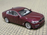 1/87 Herpa Bmw 5Er Limousine Dunkelrot Metallic 430692-005