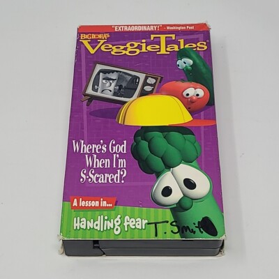 Veggie Tales VHS - Where's God When I'm Scared? Handling Fear 1993 Veggie Tales VHS - Where's God When I'm Scared? Handling Fear 1993
