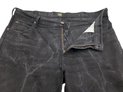 Pantalon Jean Lee Brooklyn Droit – Taille W40 L34, Noir, Occasion Excellent état