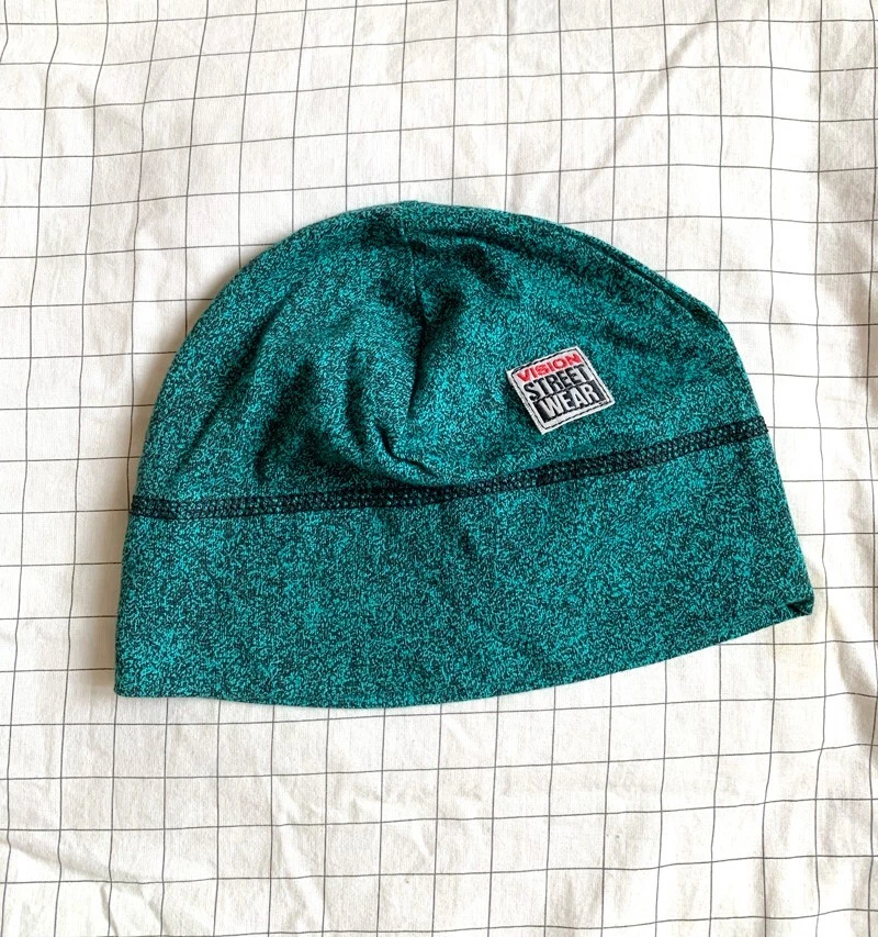 RARE Deadstock Vintage années 90 Vision Street Wear Beanie Skateboard Casquette USA Skater