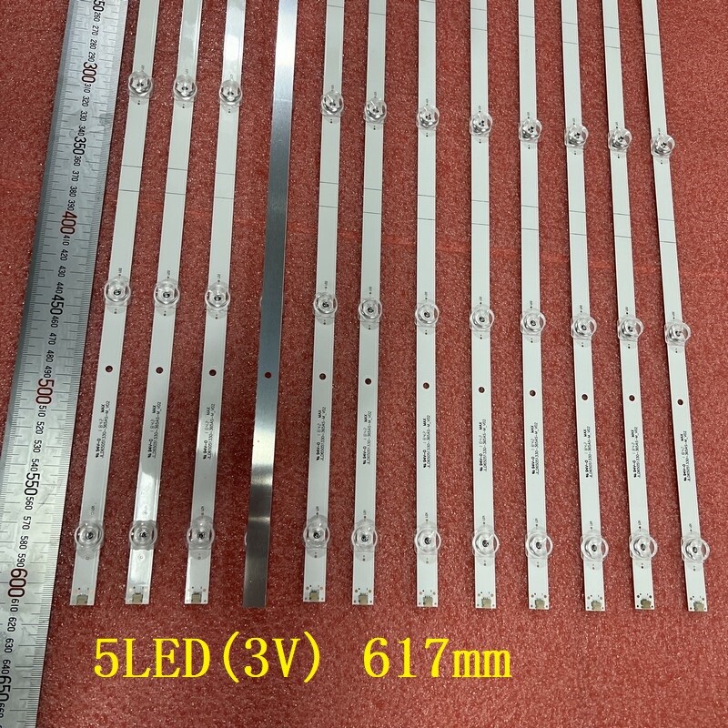 Kit/12pz Strisce LED Per SHARP LC-65Q7370U LC-65Q7300U - Foto 2