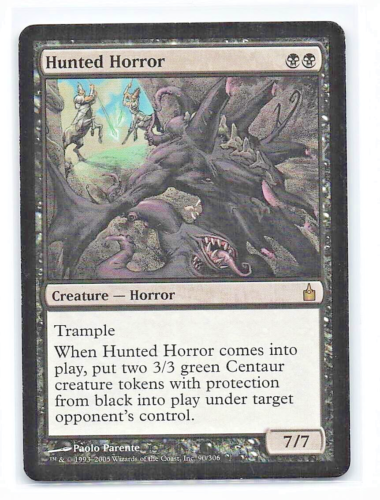 Hunted Horror MTG Magic the Gathering Card Ravnica: City of Guilds Rare Non Foil