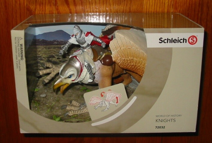 Schleich - 70102 - Figurine - Chevalier - Dragon à Cheval avec Lance