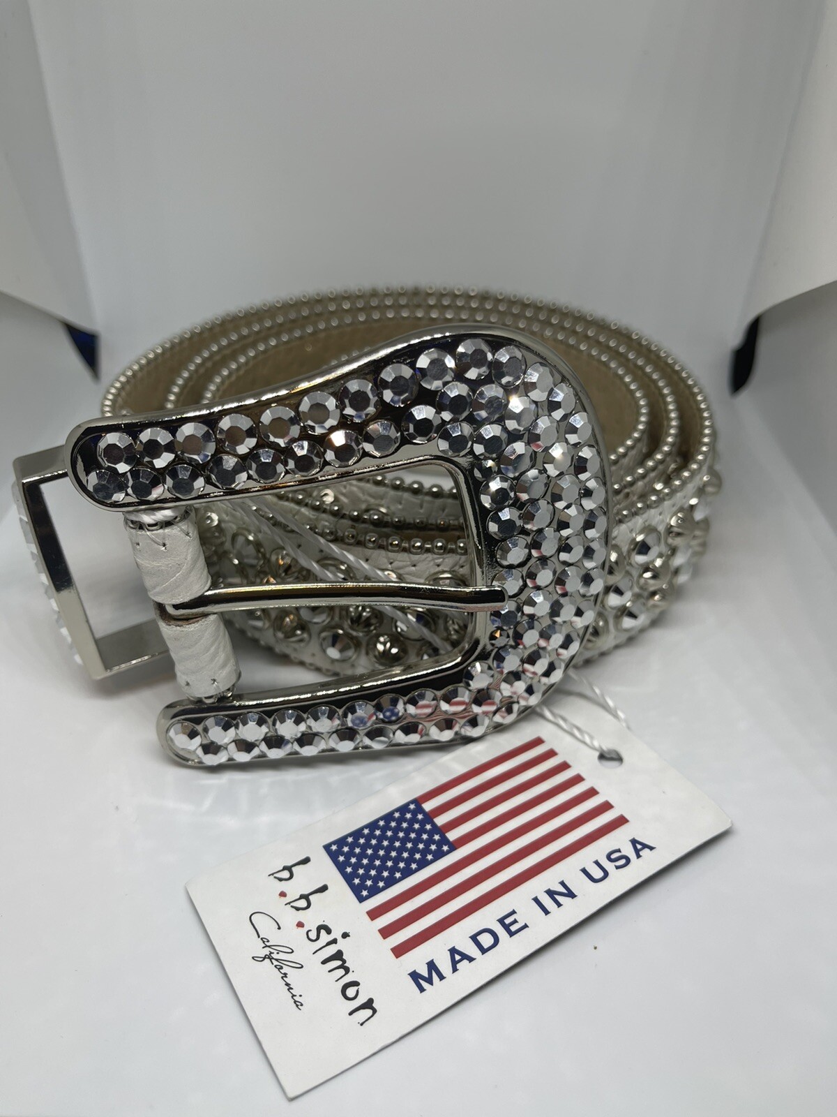 bb simon belt silver