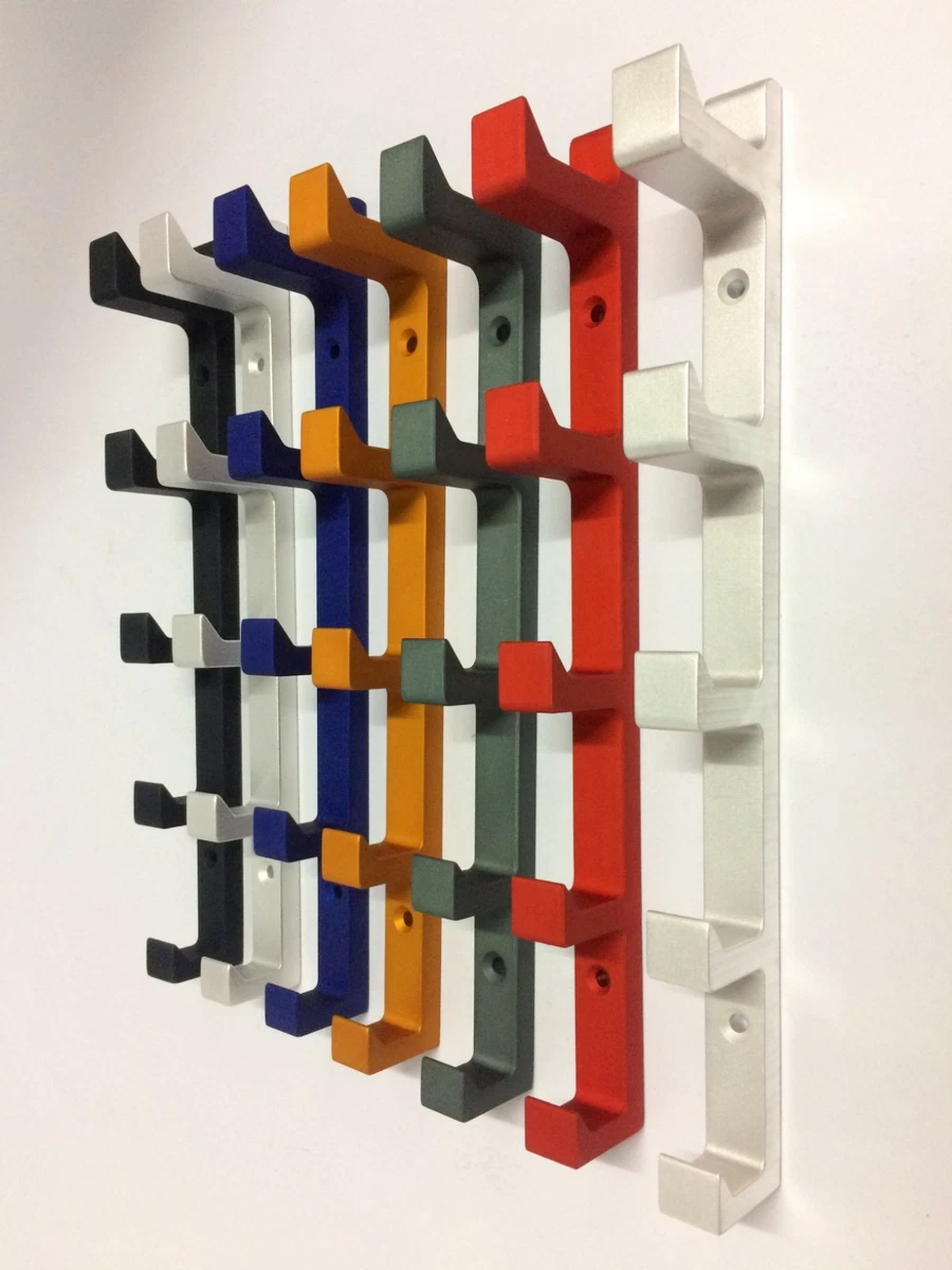 Vertical Wall Hooks Color Full Modern Hat Rack Metal Hanger Clothing  Mounted 12