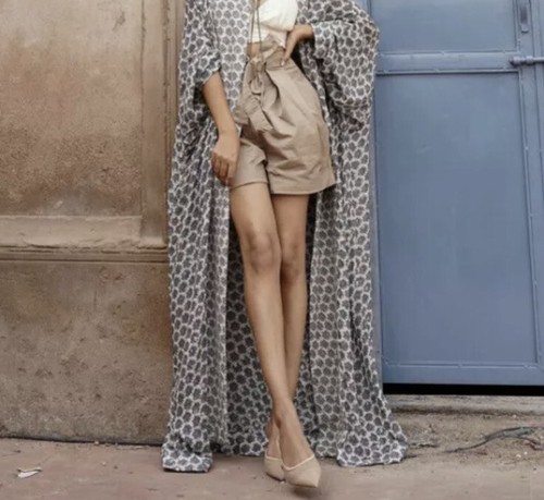 Sabyasachi X H\u0026M Tie Belt Shorts Khaki 