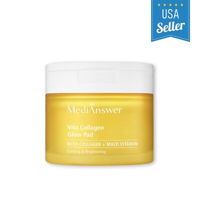 MediAnswer Vita Collagen Glow Pads, 80pads, K-Beauty, US Seller, FAST SHIP