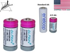 PT 2x 2/3 AA Ni-Mh Batteries Rechargeable 1.2 V Volt 150 mAh Reusable Chargeable