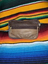 Small Genuine Leather 3 Zipper Wallet Coin Purse Handmade 100 Piel