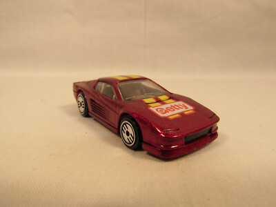 Vintage 1986 Hot Wheels Promo GETTY FERRARI TESTAROSSA NEW SEALED