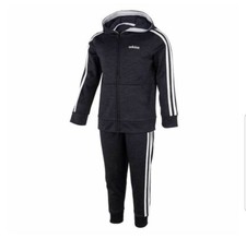NEW ADIDAS YOUTH 2-PIECE ACTIVE SET, BLACK PLEASE PICK SIZES 4T  6T YOUTHS