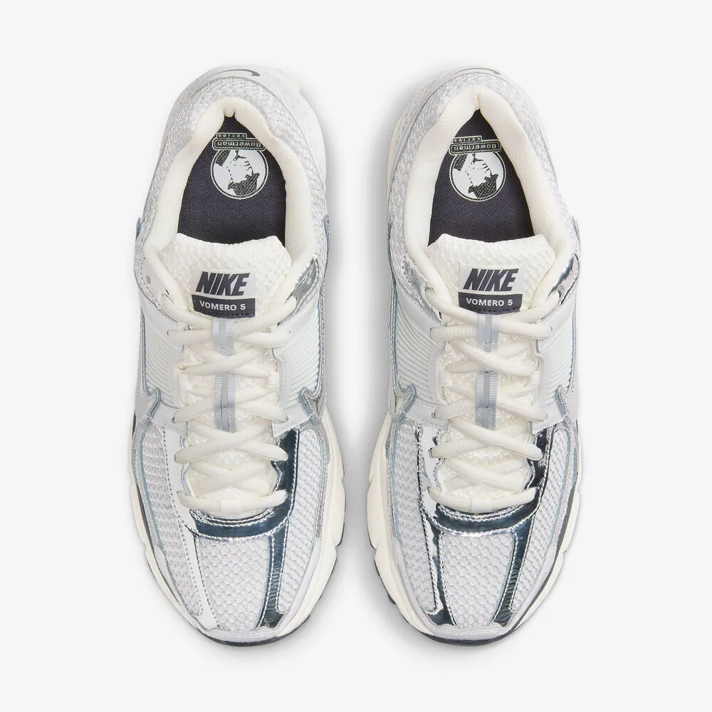 New Nike Zoom Vomero 5 'Chrome' Shoes - Metallic Silver (HJ3758