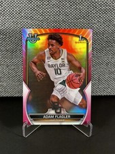 2022-23 Bowman Chrome University Adam Flagler #16 Pink Refractor SP Baylor