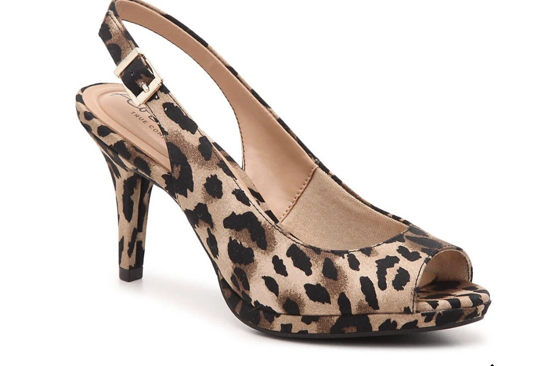 Abella Vivica Animal Print Platform Sandals Size 8.5 eBay