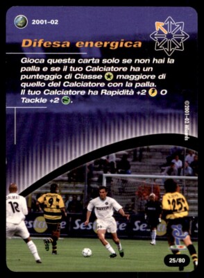 Wizards of the Coast Italy (2001-2002) Difesa energica Tactic Card No. 25