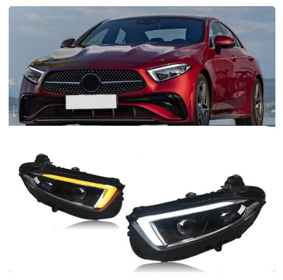 Full LED Headlight For Benz CLS C257 W257 2018-2023 Front DRL Turn