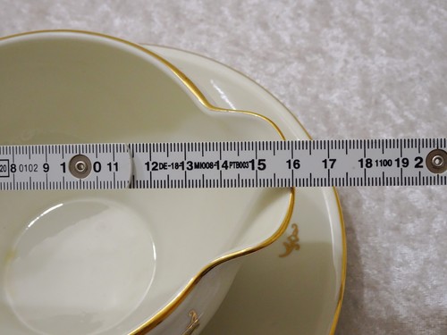 AR8TVD - DDR VEB Lettin Porcelana Diseño Salsera - Vintage Alrededor De 1950/60 - Imagen 5 de 5