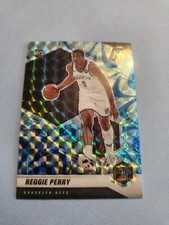 reggie perry 2020/21 PANINI MOSAIC  #244 BLUE  REACTIVE  RC NETS