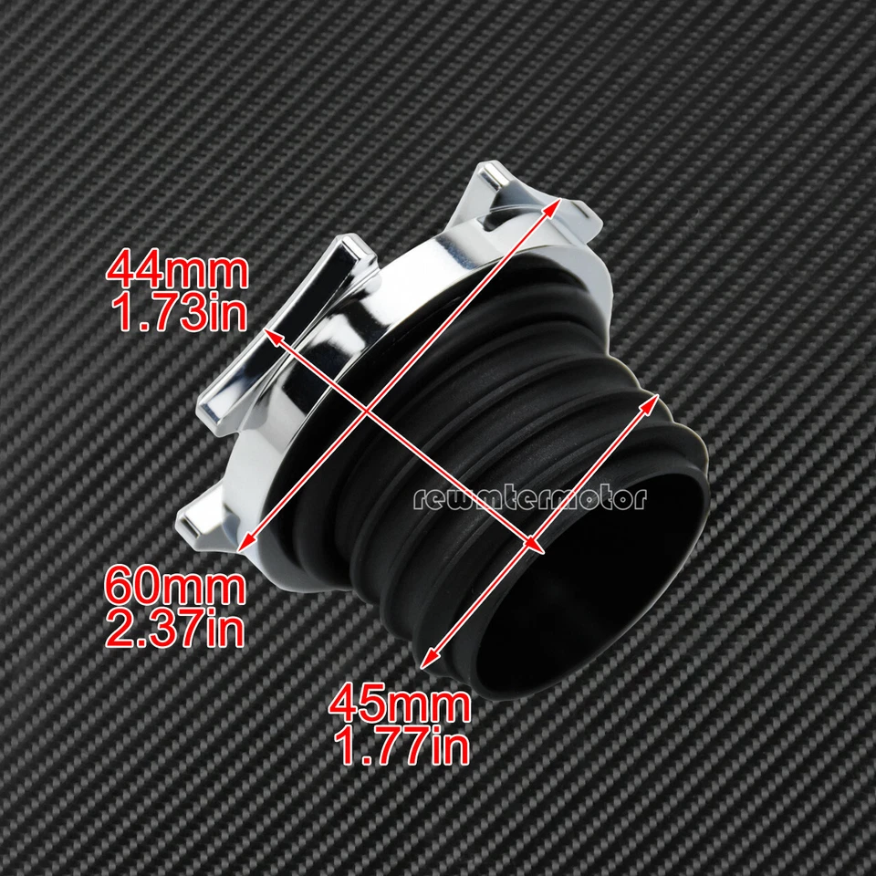 Chrome Cross Gas Cap Fuel Tank Right-hand Thread Fit For Harley Dyna Sportster - Imagem 2 de 4