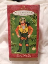 Hallmark 2001 G.I. Joe Fighter Pilot Keepsake Christmas Ornament B2