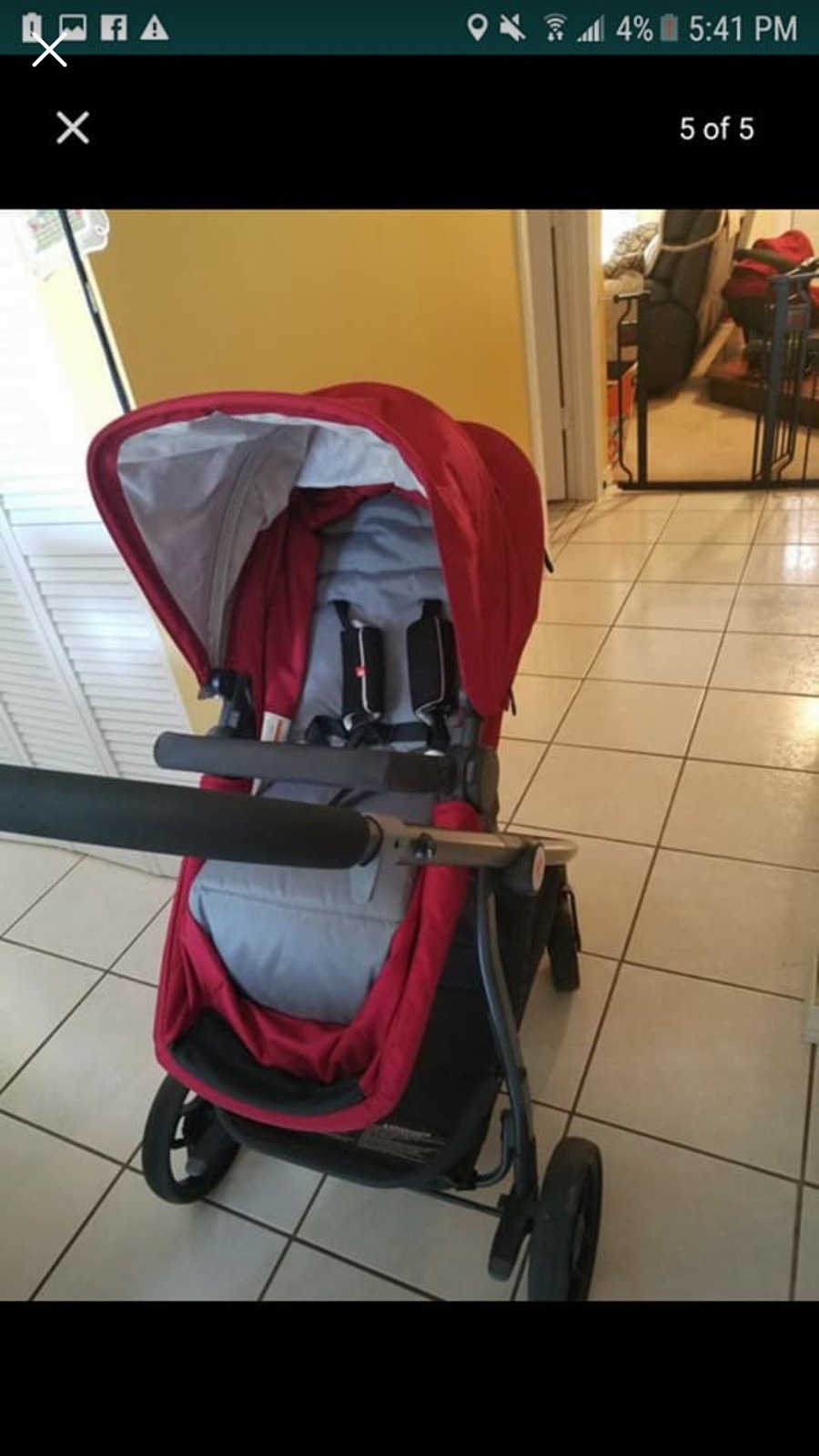 gb lyfe double stroller