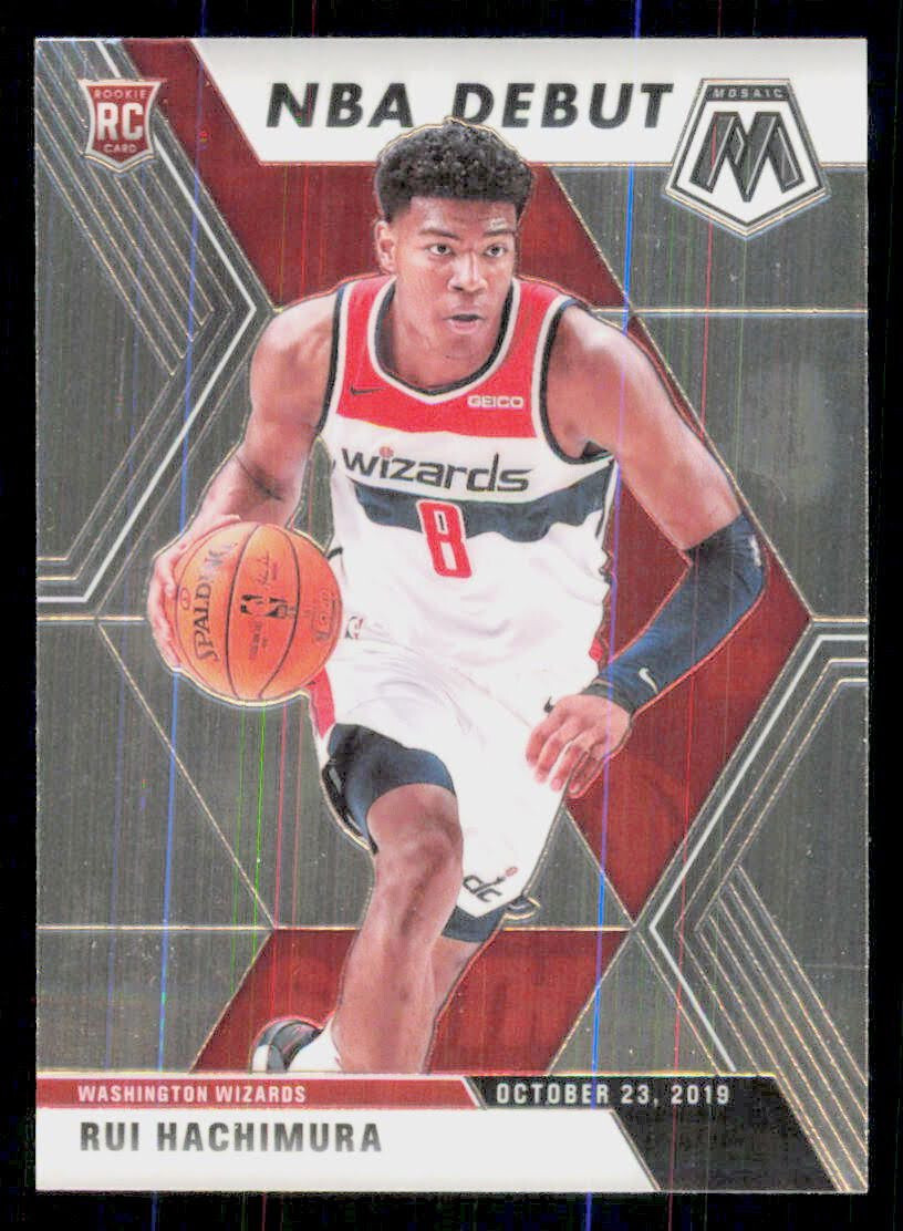 19-20 Panini Mosaic #275 Rui Hachimura NBAD Washington Wizards