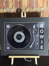 David Bowie - Dancing in the street - Genuine 7" Vinyl on Record Print wall Art