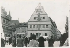 Photo, Rothenburg/Tauber, hustle and bustle on the market square, 1926, 5026-446
