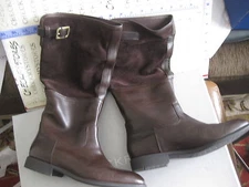 NIB   ROCKPORT Womens  Rockport A11332 Lola Pull On Boot  LEATHER ADIPRENE 