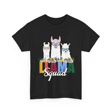 Llama Shirt, Llama Squad Floral Shirt, Llama Animal Lovers Cute Shirt 